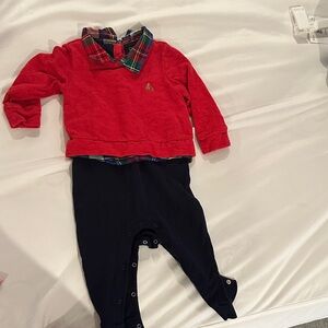 GAP Red and Navy Kids One Piece